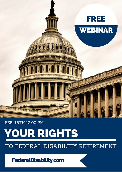 Webinar: Your Rights to Federal Disability Retirement