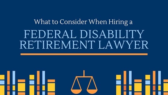 federal disability retirement lawyer