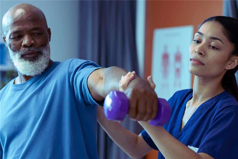 A federal worker learning about his chronic condition